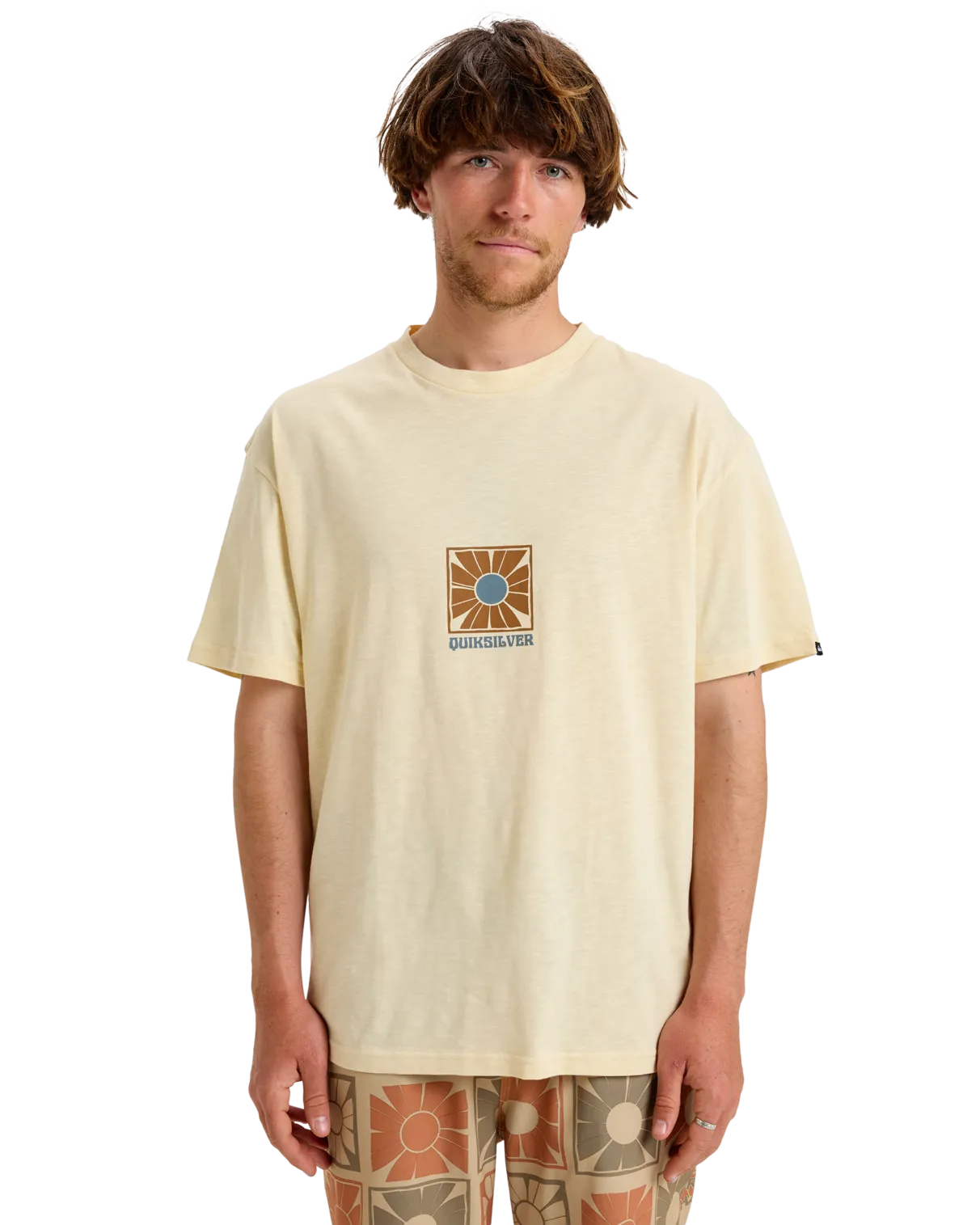 T-Shirt Fleuri en Melon d'Été