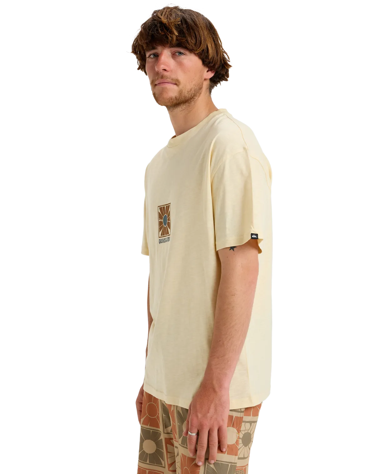 T-Shirt Fleuri en Melon d'Été