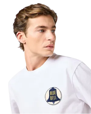 T-shirt Blue Bell en blanc