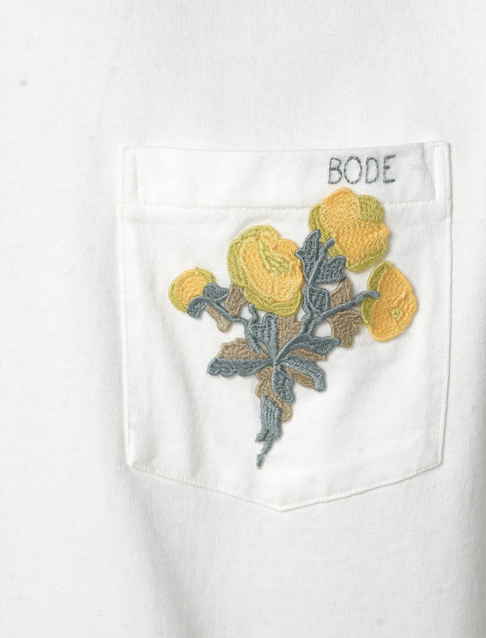 TEE À POCHE BOUQUET