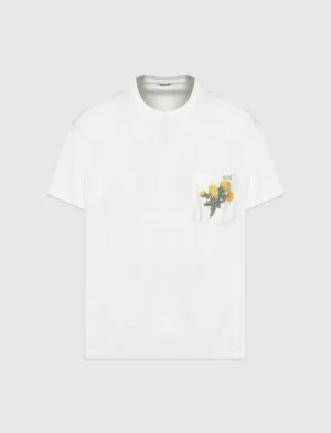 TEE À POCHE BOUQUET