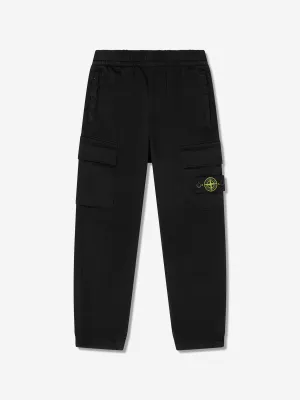 Pantalon cargo pour garçons en noir