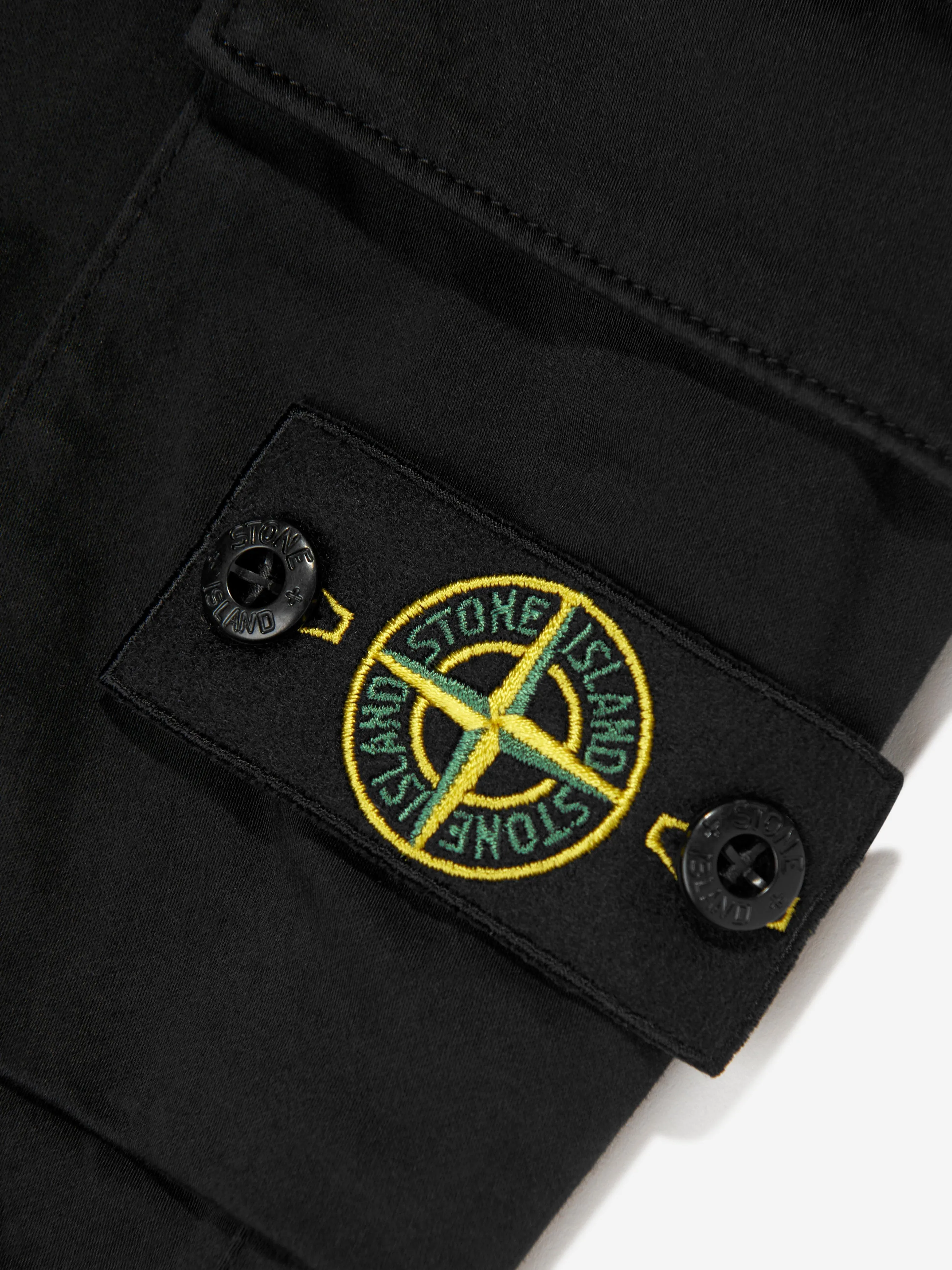 Pantalon cargo pour garçons en noir