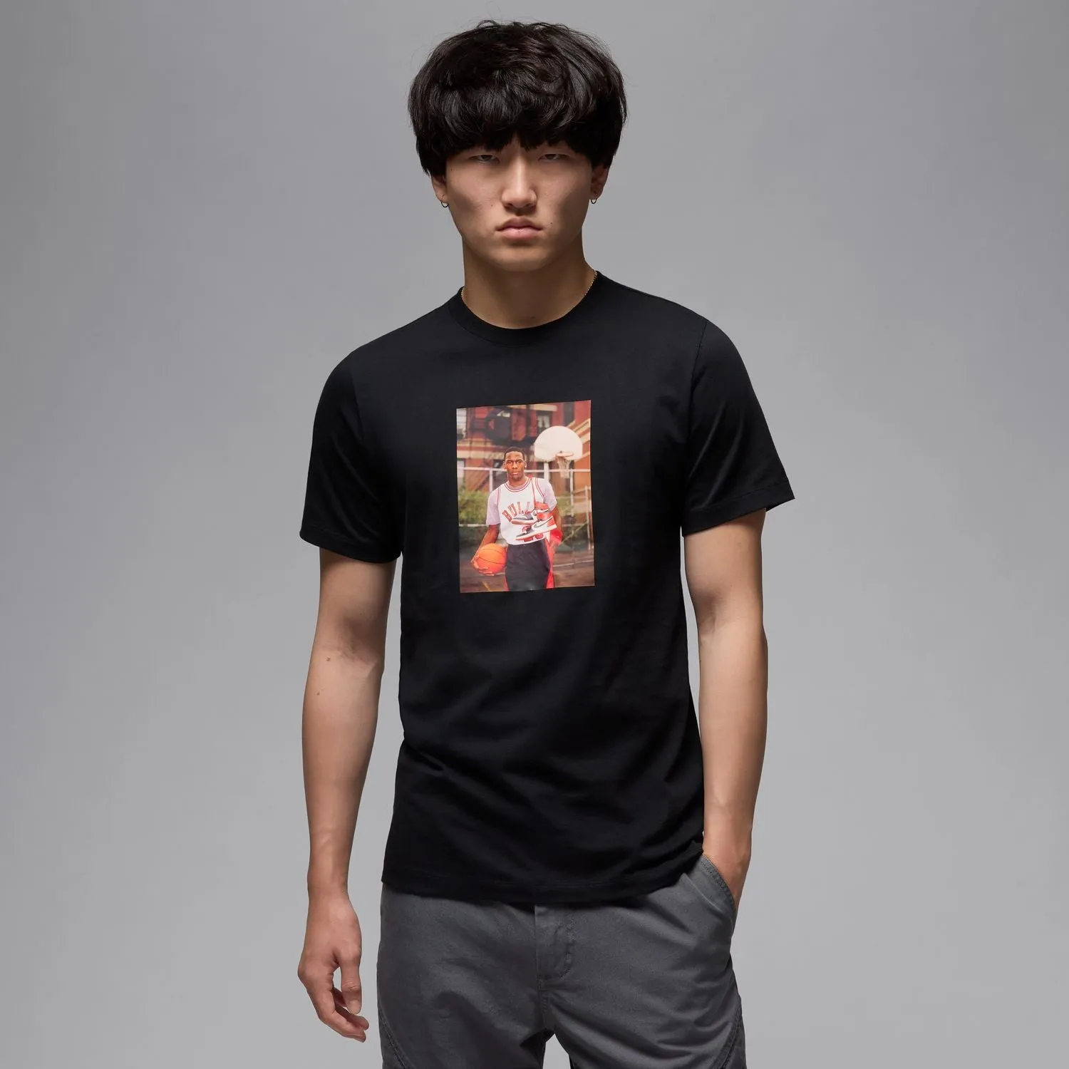 T-shirt à motif de marque - Vêtements pour hommes_Jordan