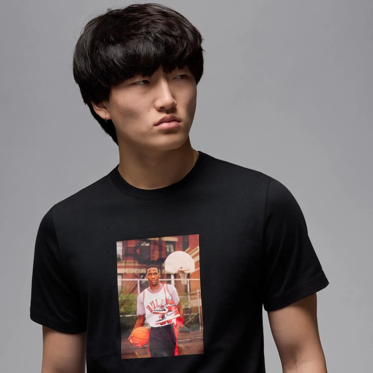 T-shirt à motif de marque - Vêtements pour hommes_Jordan