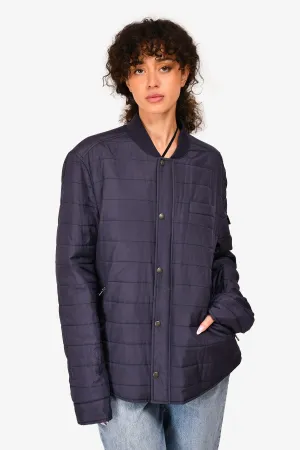 Brunello Cucinelli Veste Bomber Matelassée Bleue Taille XL Homme