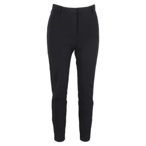 Burberry Pantalon Slim-Fit à Taille Haute en Laine Noire