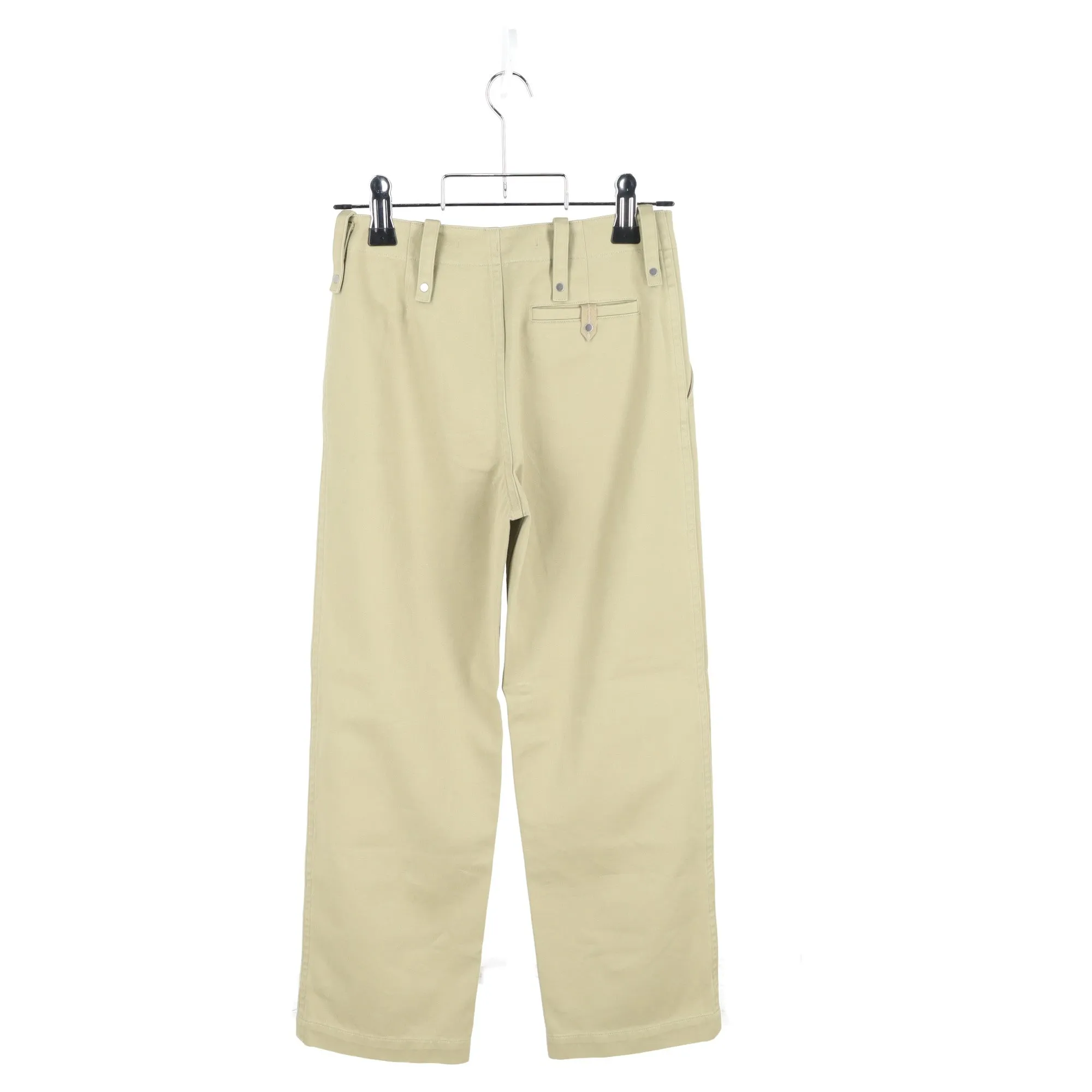 Pantalon Burberry en coton kaki