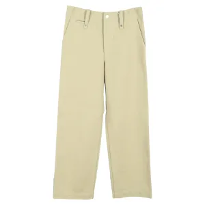 Pantalon Burberry en coton kaki