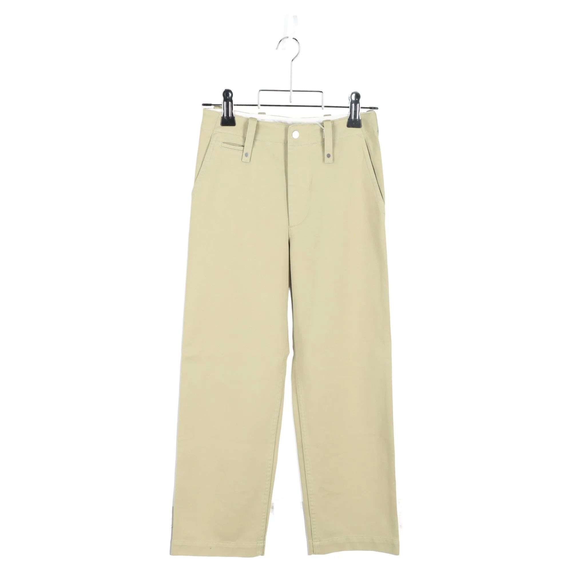 Pantalon Burberry en coton kaki