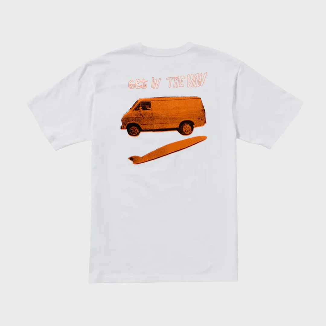 T-shirt Captain Fin Mens In The Van - Blanc
