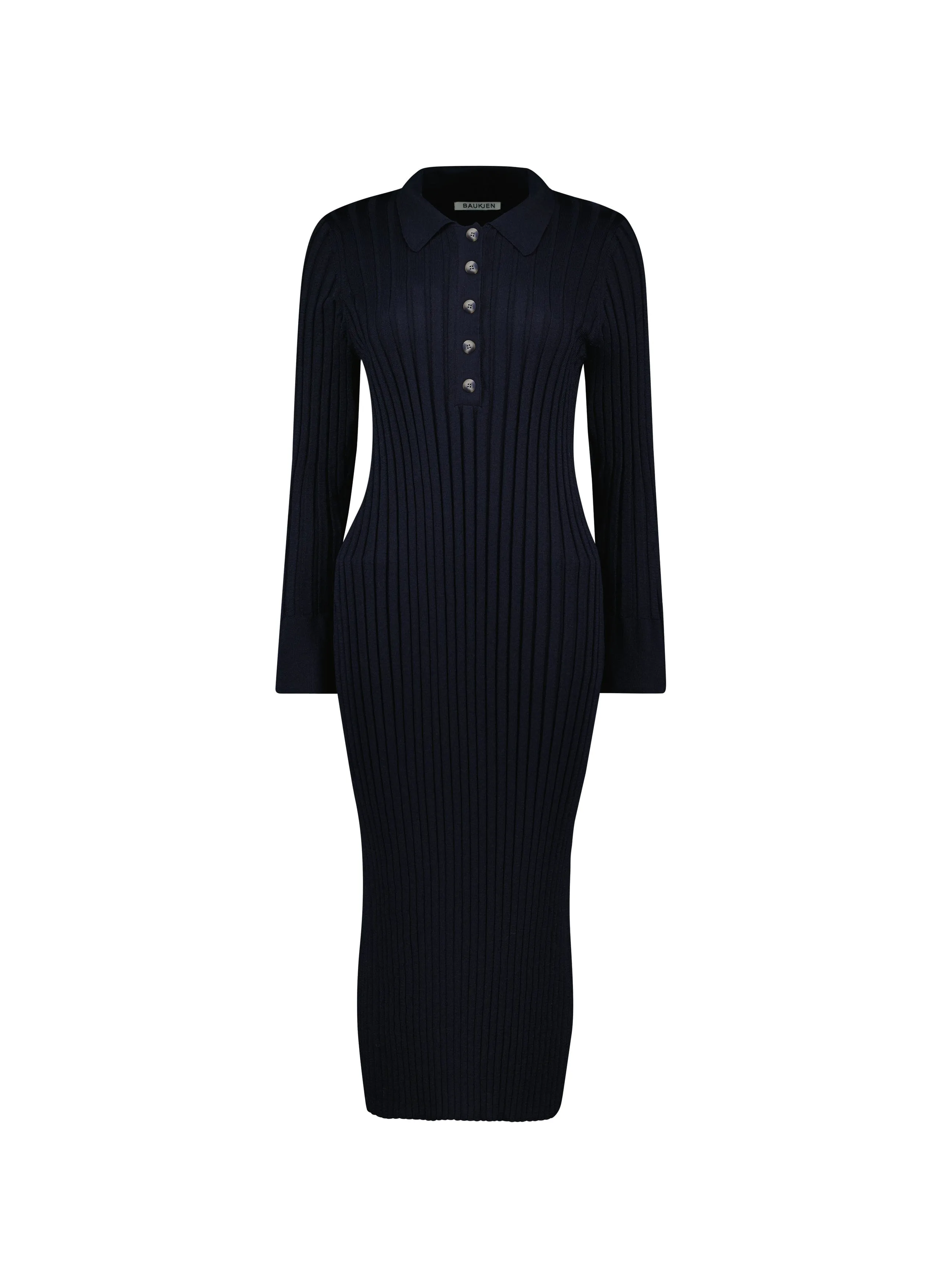 Robe Cece en polyester recyclé et TENCEL™ | Marine