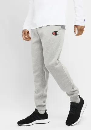 Pantalon à revers avec logo C Champion pour homme en oxford chiné