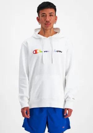 Champion Sweat à capuche avec inscription Athletic Pride pour hommes <BR> AURCN WIT