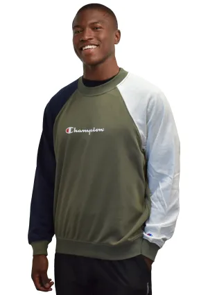 Champion Hommes French Terry Couleur Bloc Équipage <BR> AWHVN