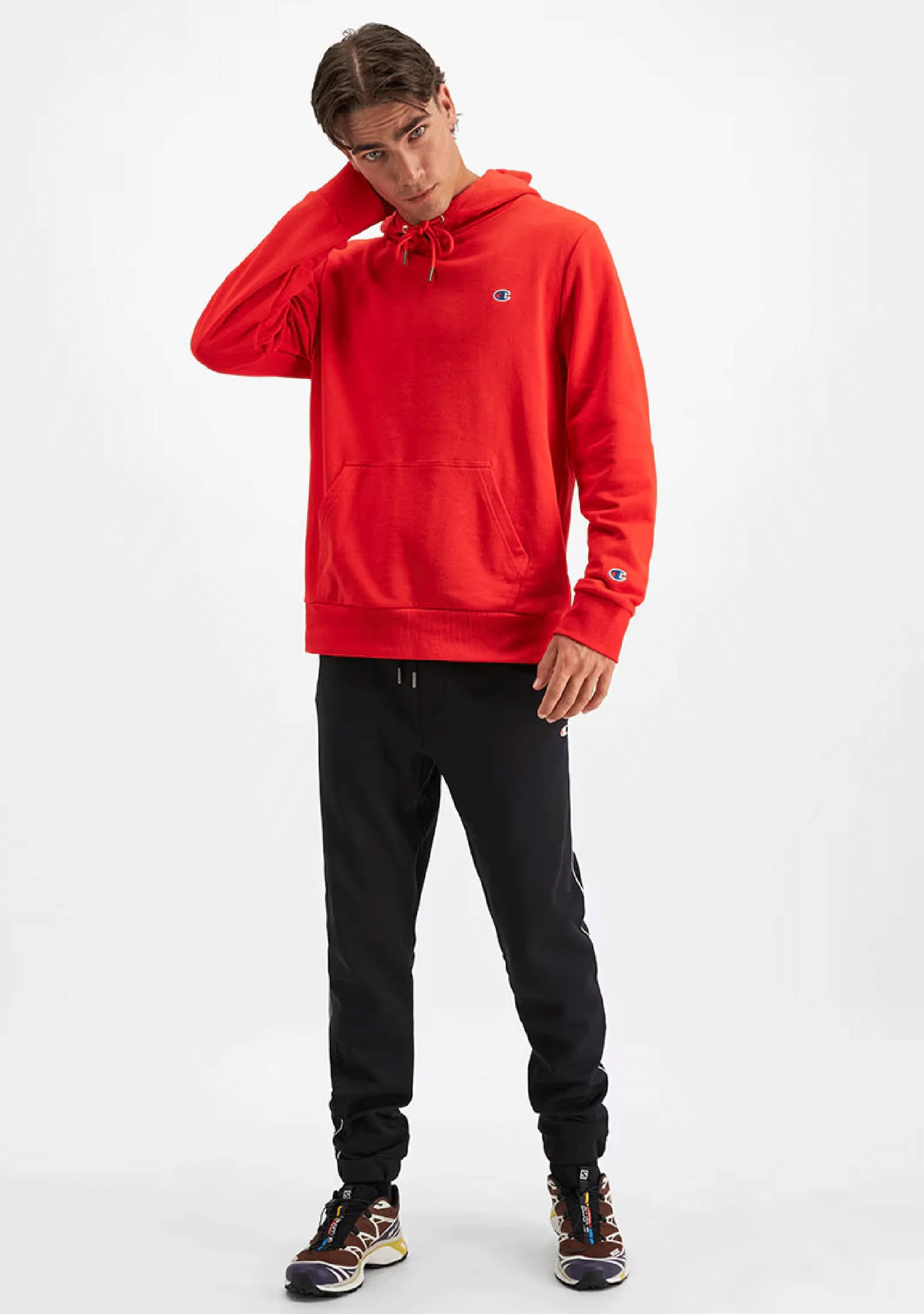 Champion Sweat à capuche pour hommes en éponge
