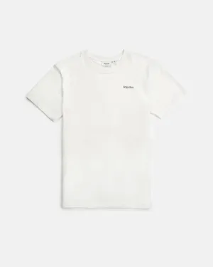 T-shirt de marque classique en blanc vintage