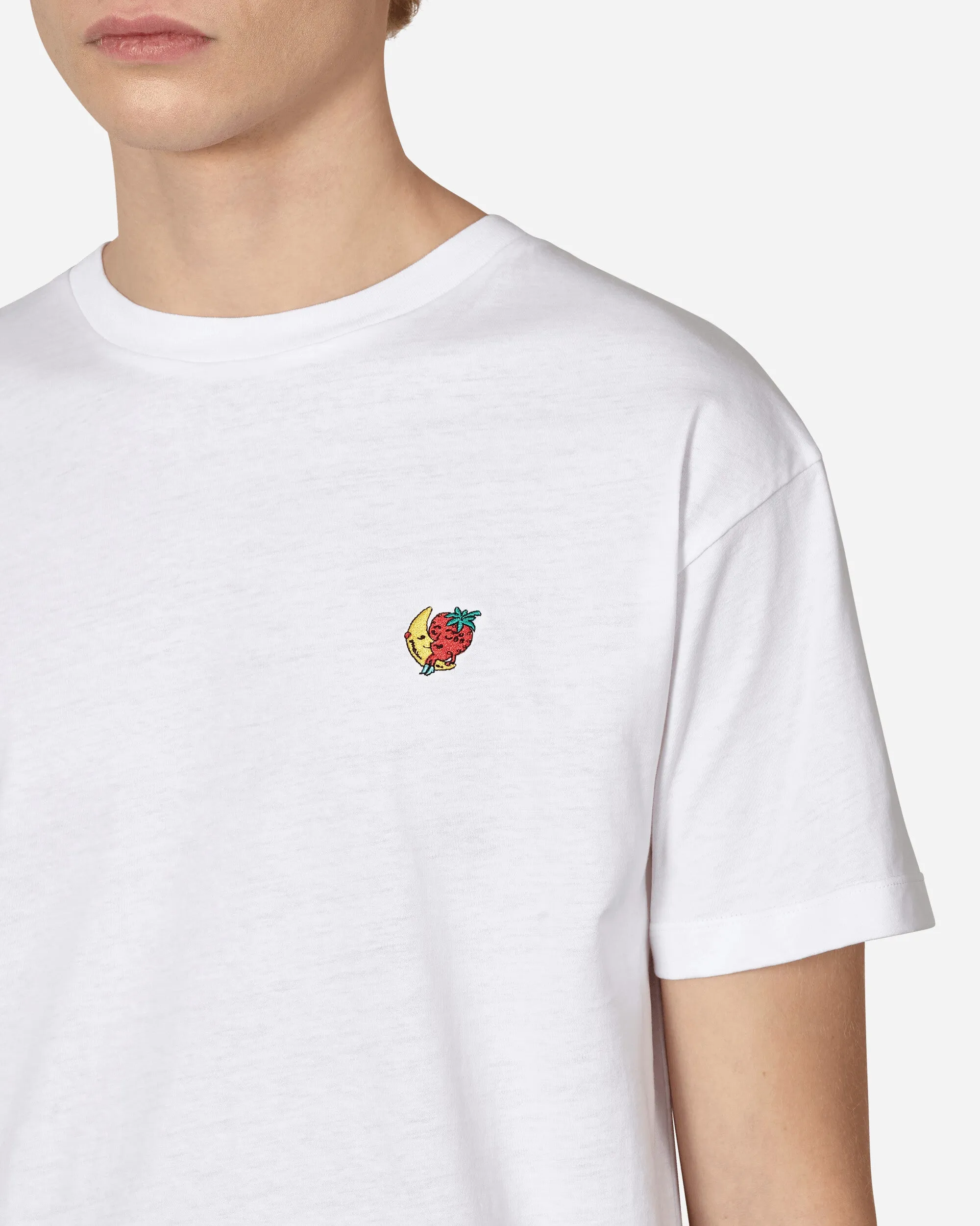 T-shirt Classique à Logo Blanc