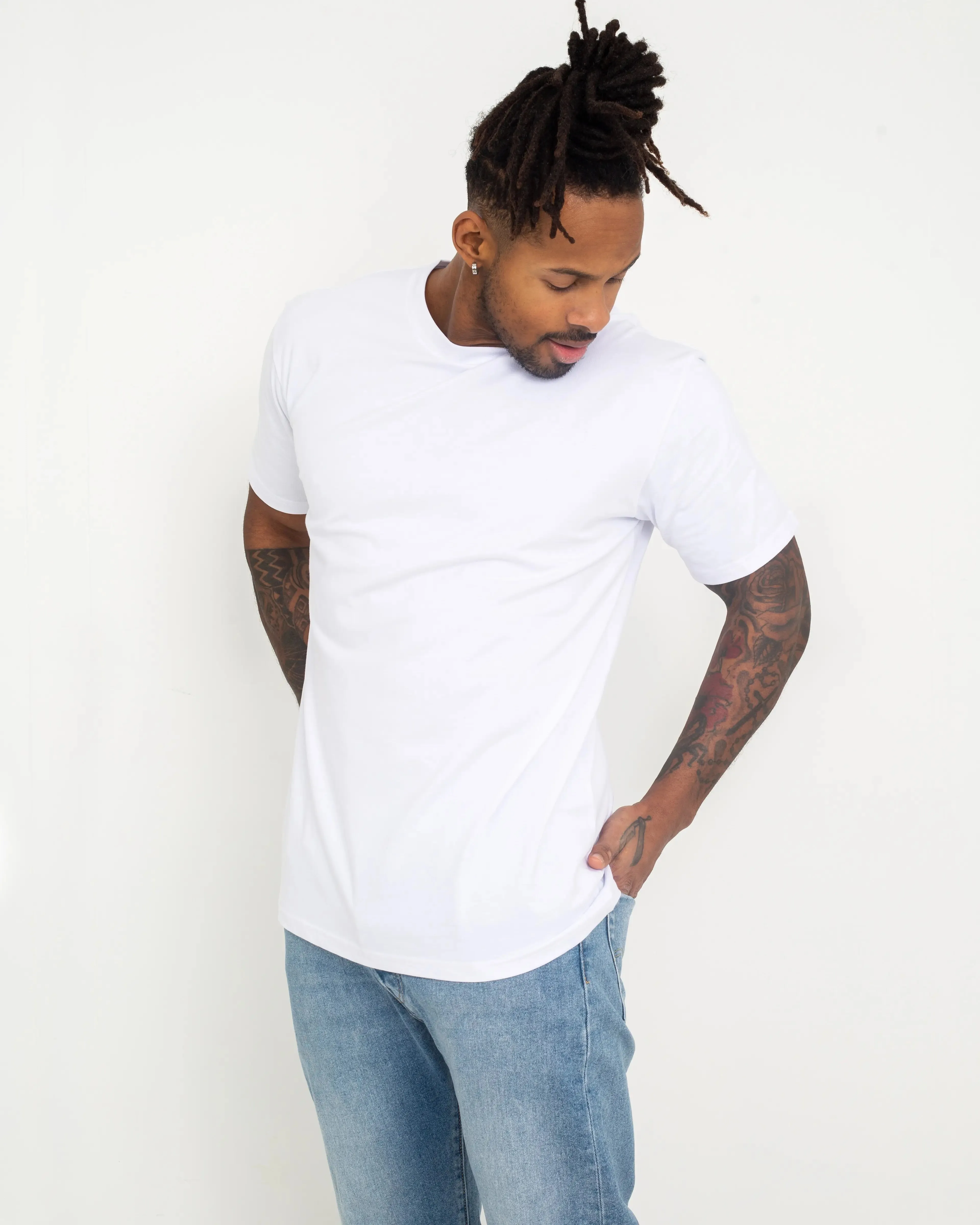 T-Shirt classique en blanc