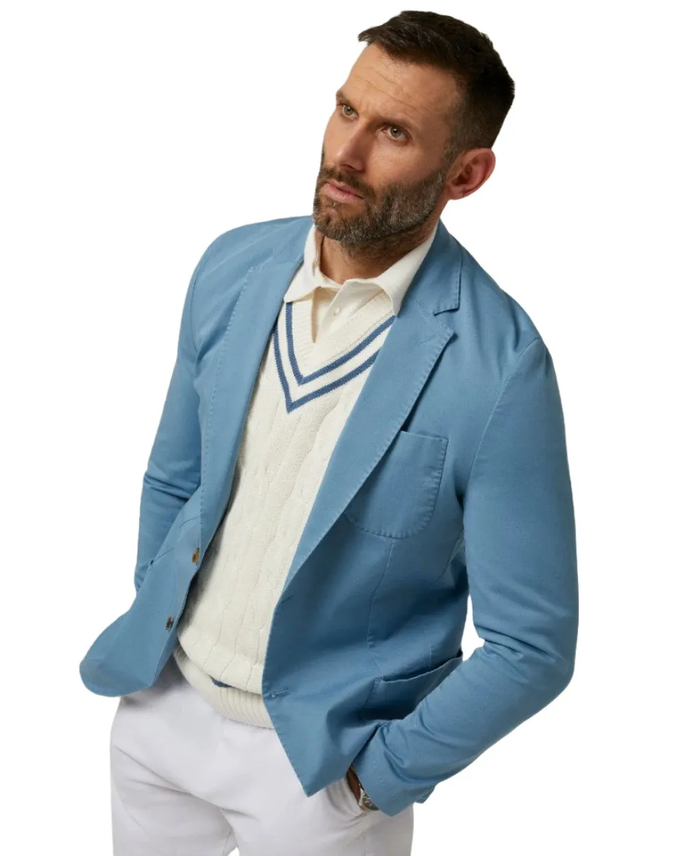 Vêtements Alan Paine Blazer en coton Heymouth pour hommes Alan Paine