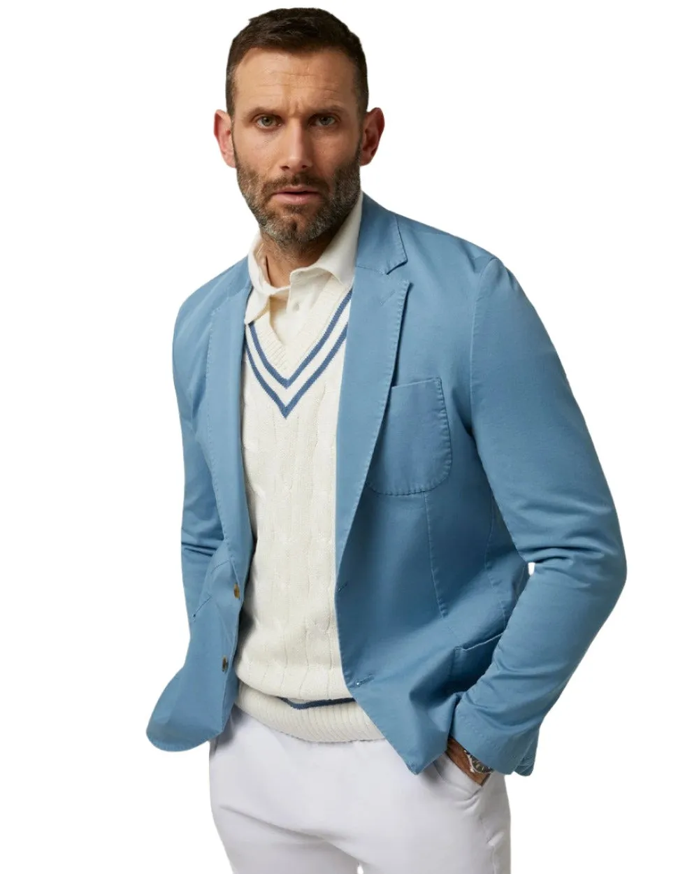 Vêtements Alan Paine Blazer en coton Heymouth pour hommes Alan Paine