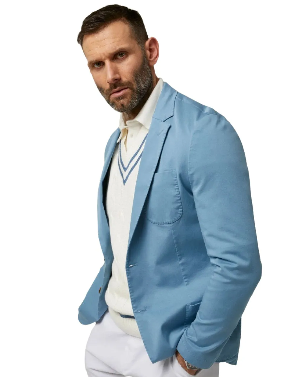 Vêtements Alan Paine Blazer en coton Heymouth pour hommes Alan Paine