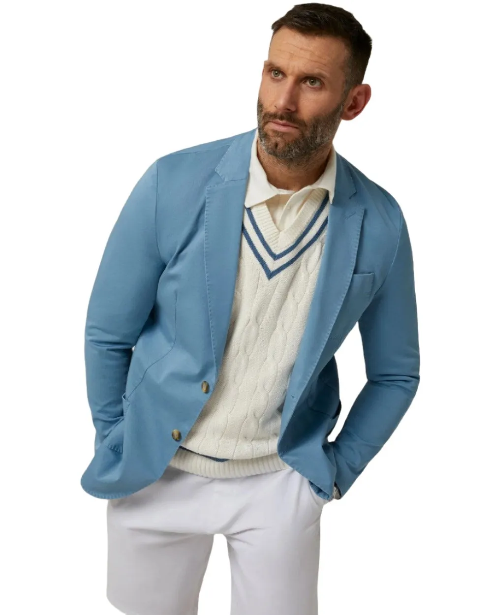 Vêtements Alan Paine Blazer en coton Heymouth pour hommes Alan Paine