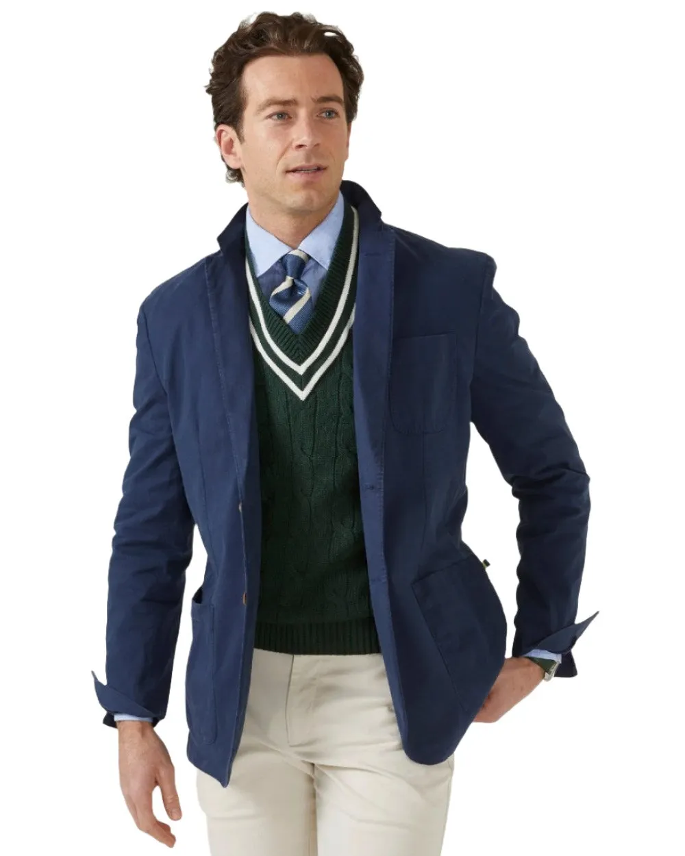 Vêtements Alan Paine Blazer en coton Heymouth pour hommes Alan Paine