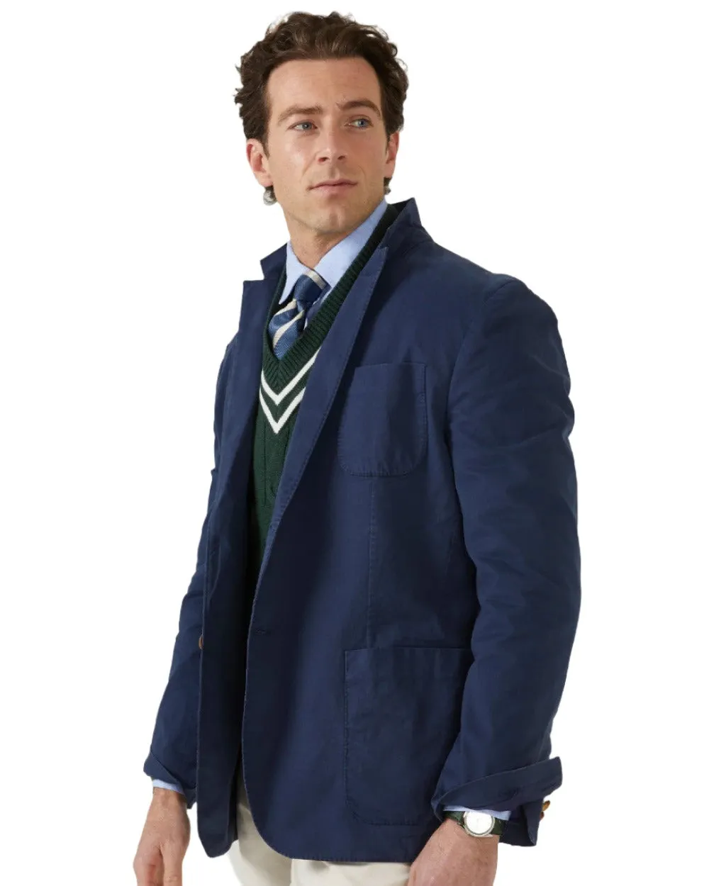 Vêtements Alan Paine Blazer en coton Heymouth pour hommes Alan Paine