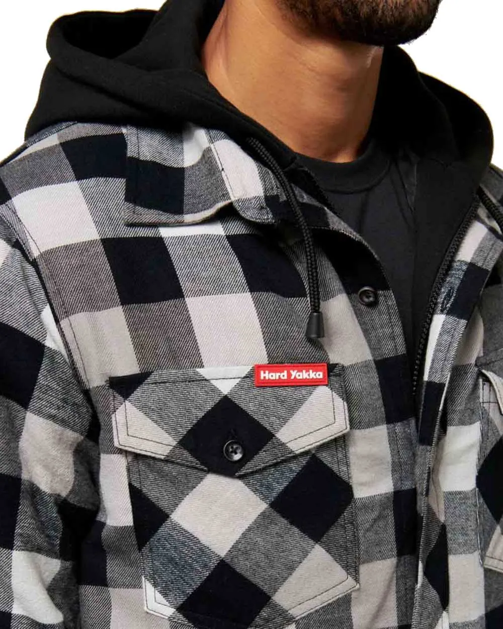 Vêtement Hard-Yakka Veste matelassée en flanelle pour hommes Hard Yakka