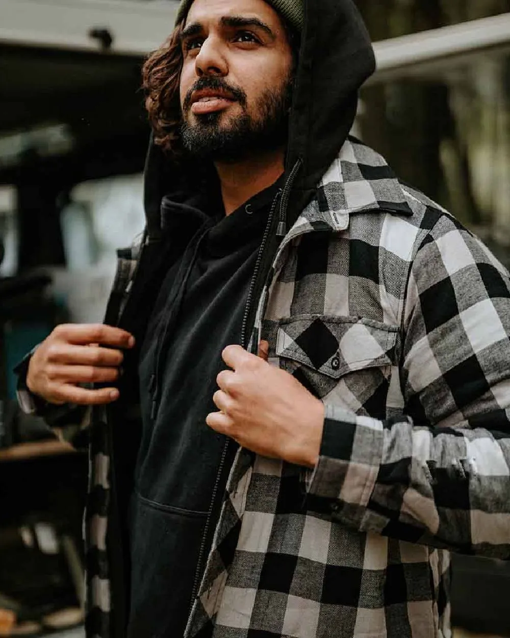 Vêtement Hard-Yakka Veste matelassée en flanelle pour hommes Hard Yakka