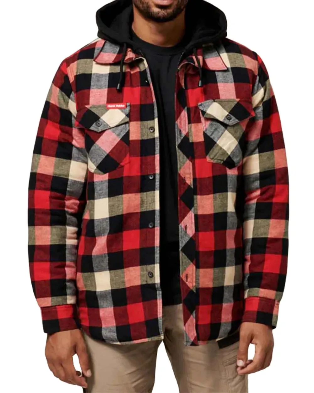Vêtement Hard-Yakka Veste matelassée en flanelle pour hommes Hard Yakka