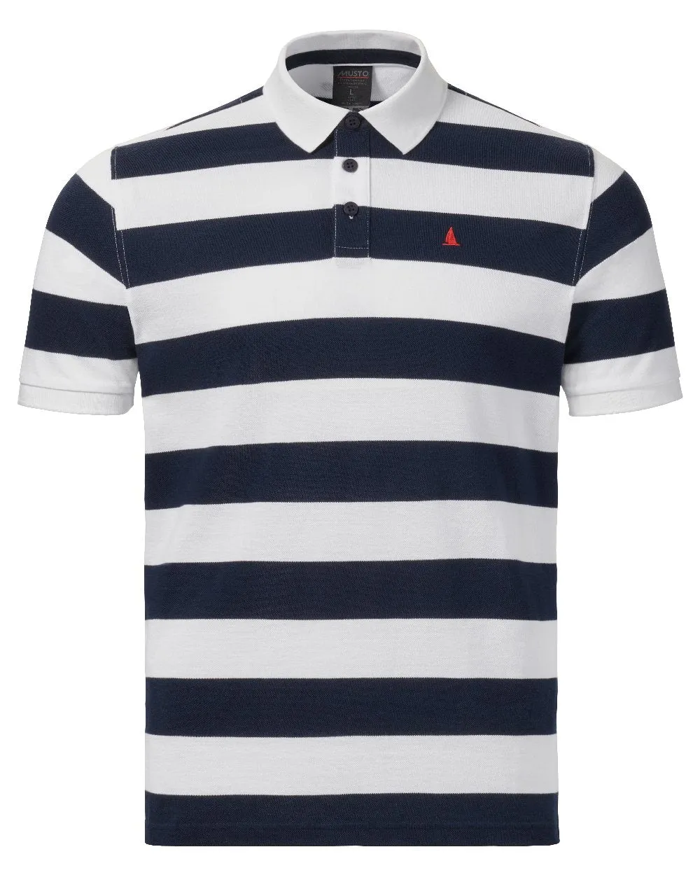Vêtement Musto Musto Polo Homme Original à Manches Courtes Rayé