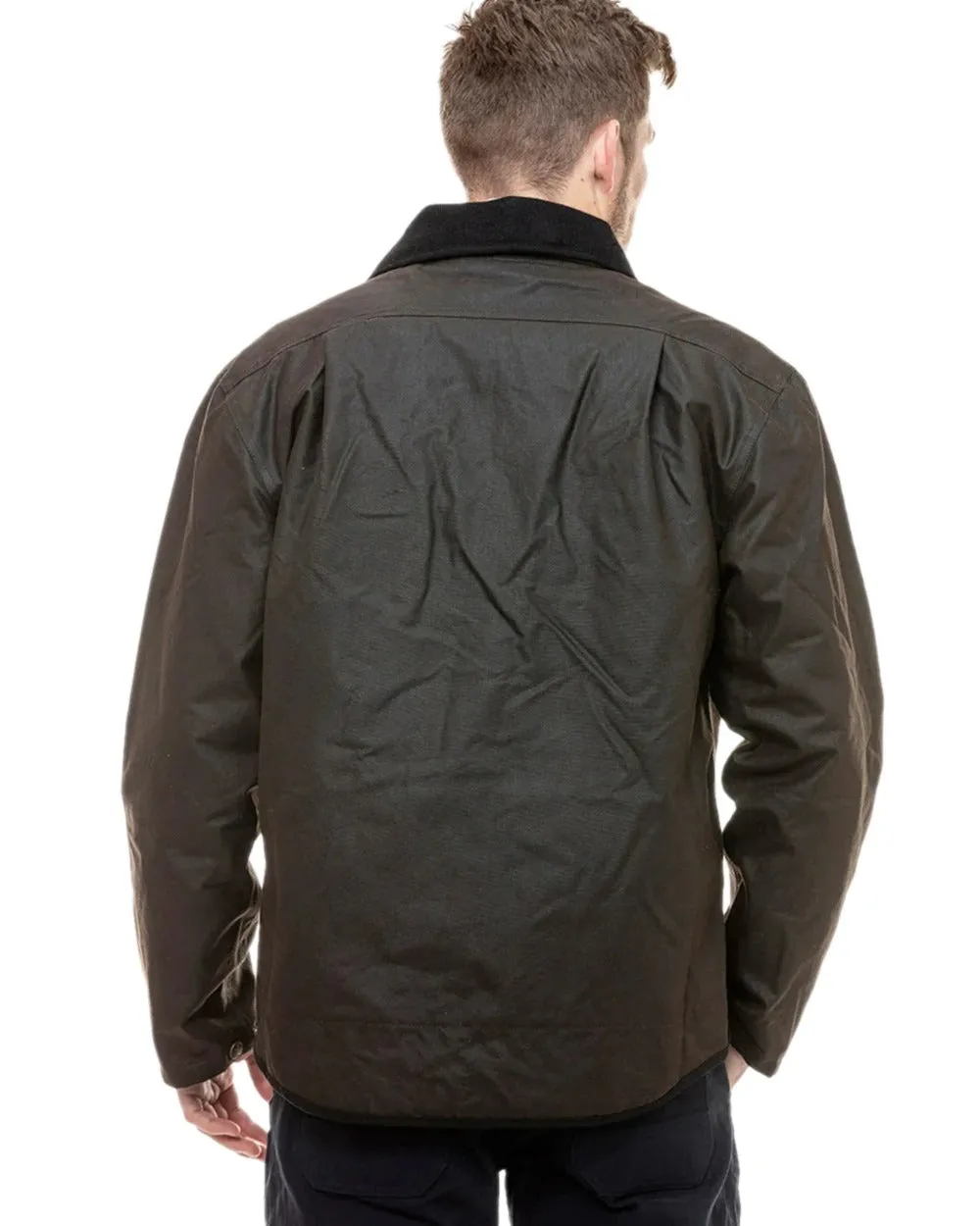 Vêtement Swanndri Veste en toile huilée Waimak pour homme avec doublure en laine
