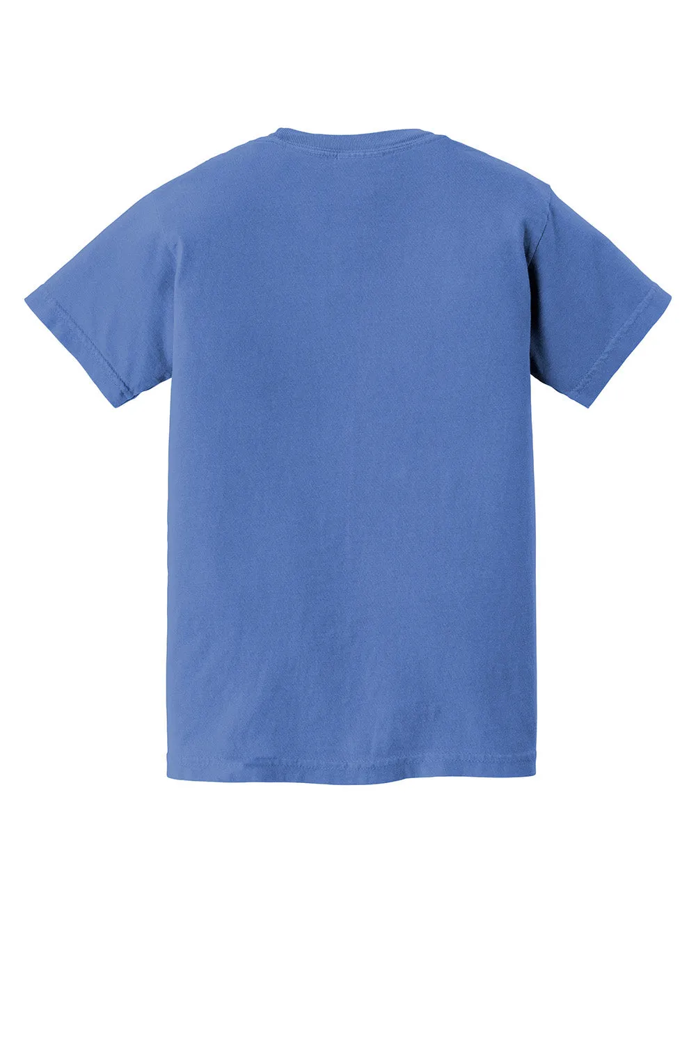 T-shirt à manches courtes Comfort Colors pour jeunes - Bleu Flo