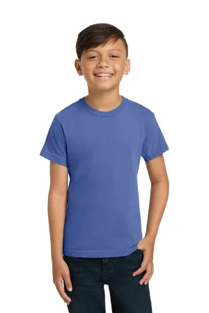 T-shirt à manches courtes Comfort Colors pour jeunes - Bleu Flo