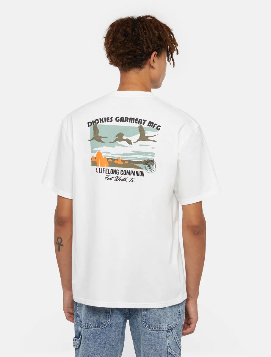 T-shirt d'accompagnement en blanc