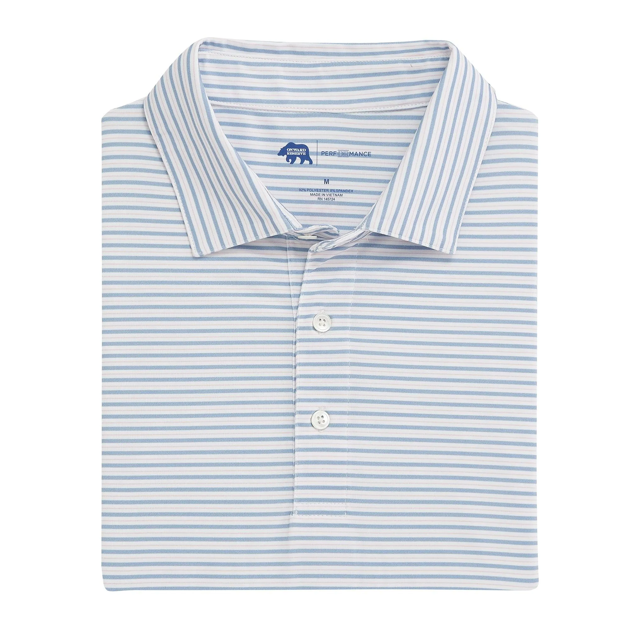 Polo de Performance à Rayures Condor