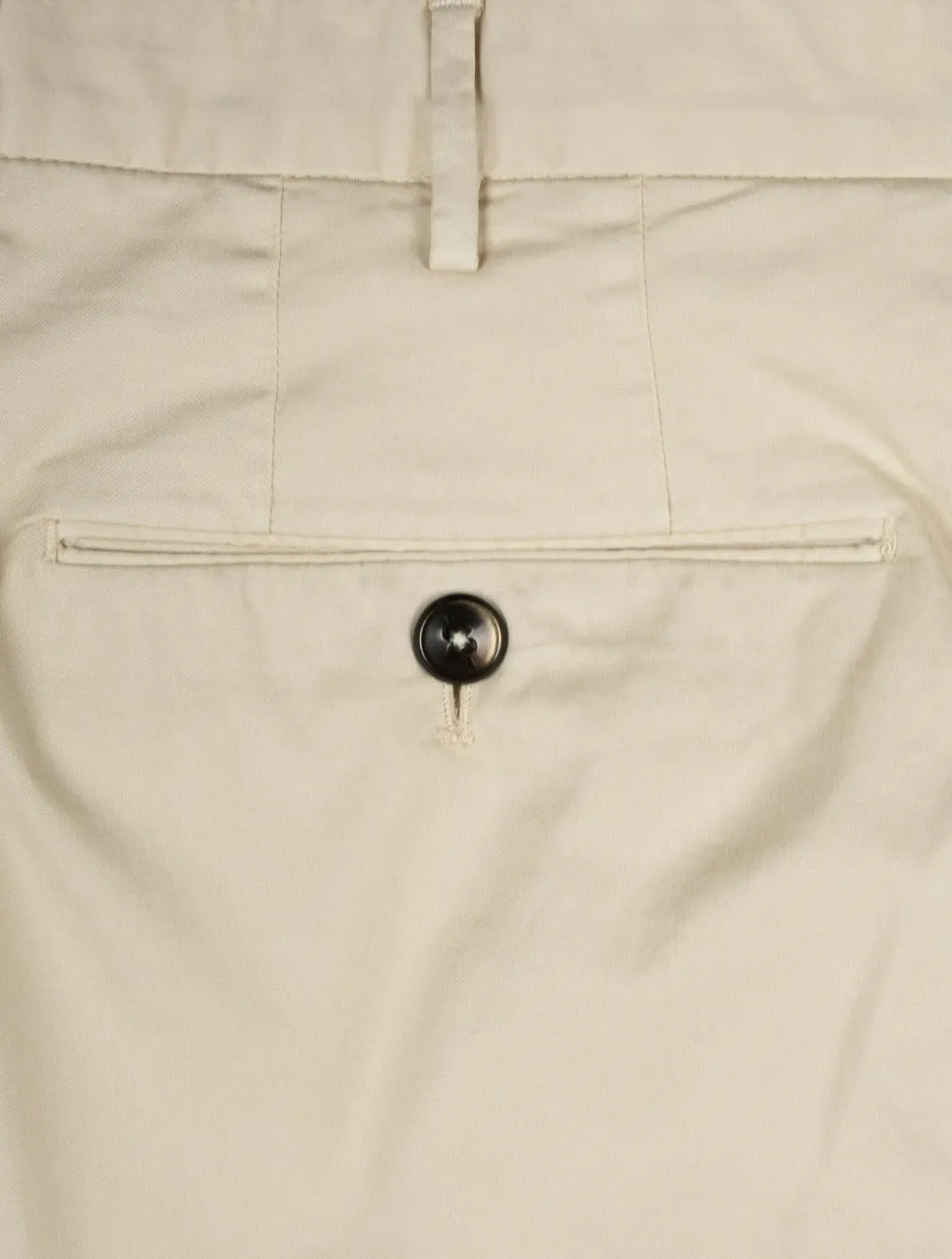 Short en coton beige