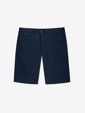 Short en coton marine