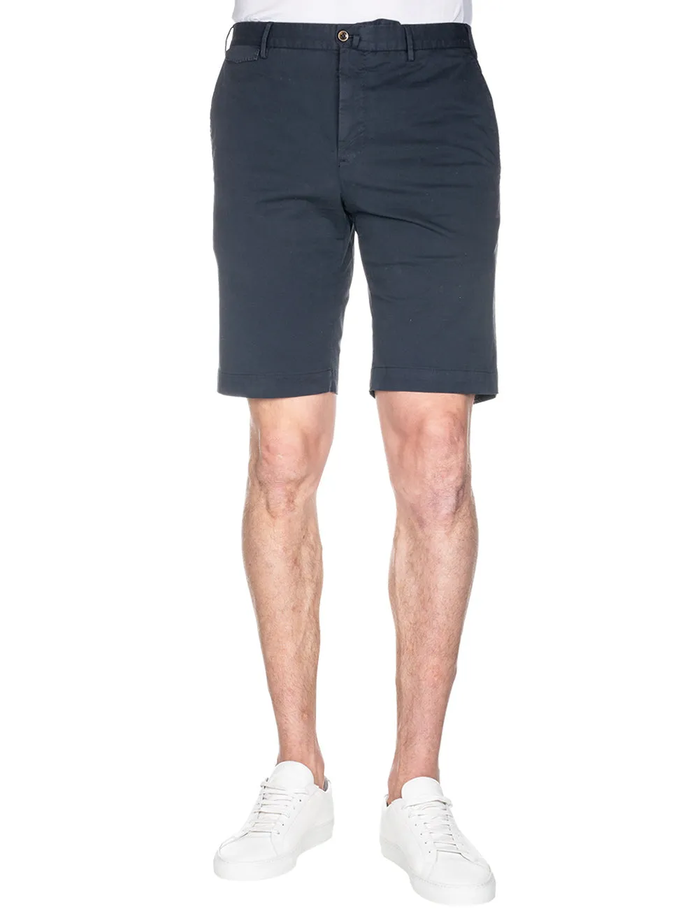 Short en coton marine
