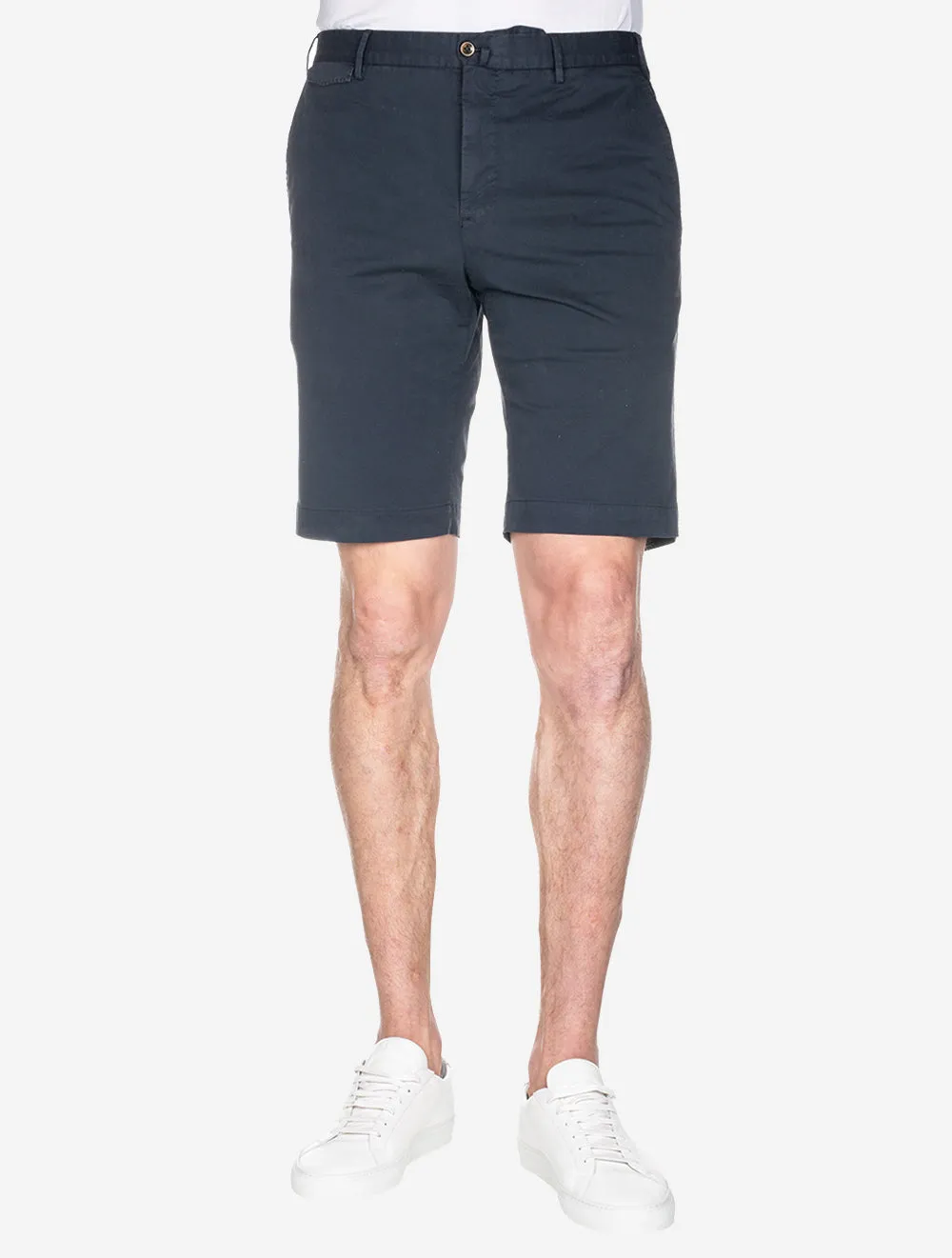 Short en coton marine