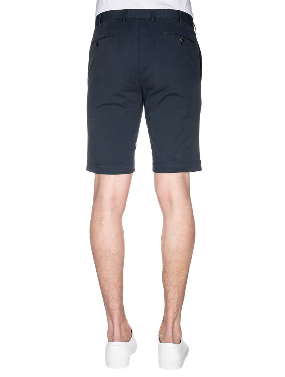 Short en coton marine