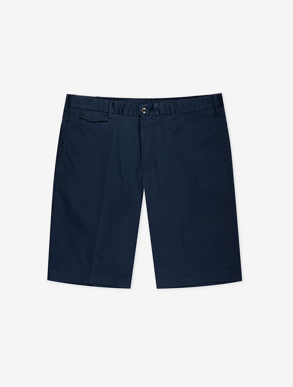 Short en coton marine