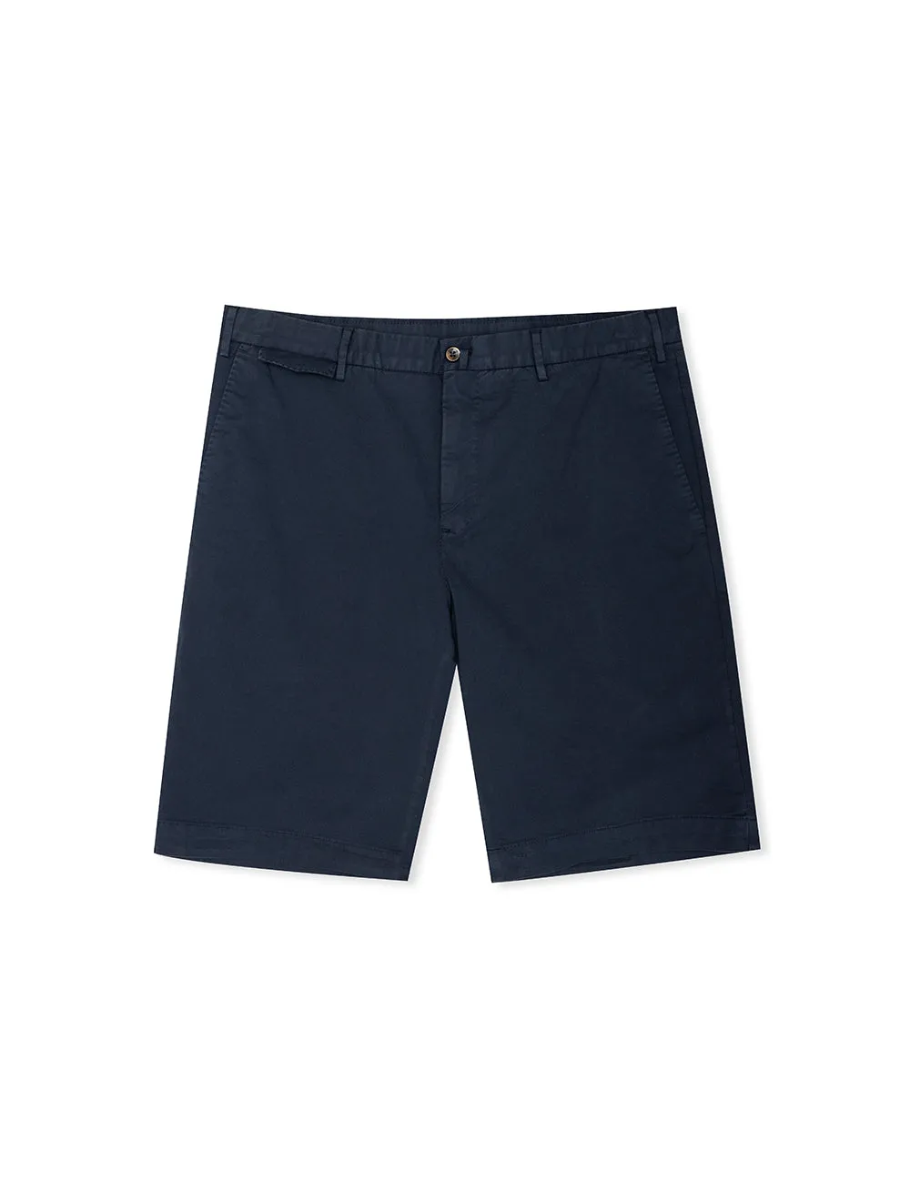 Short en coton marine