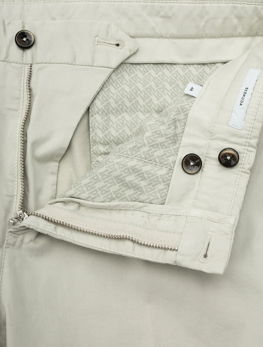 Short en coton pierre