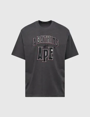 T-SHIRT CRACK PRINT AVEC LOGO