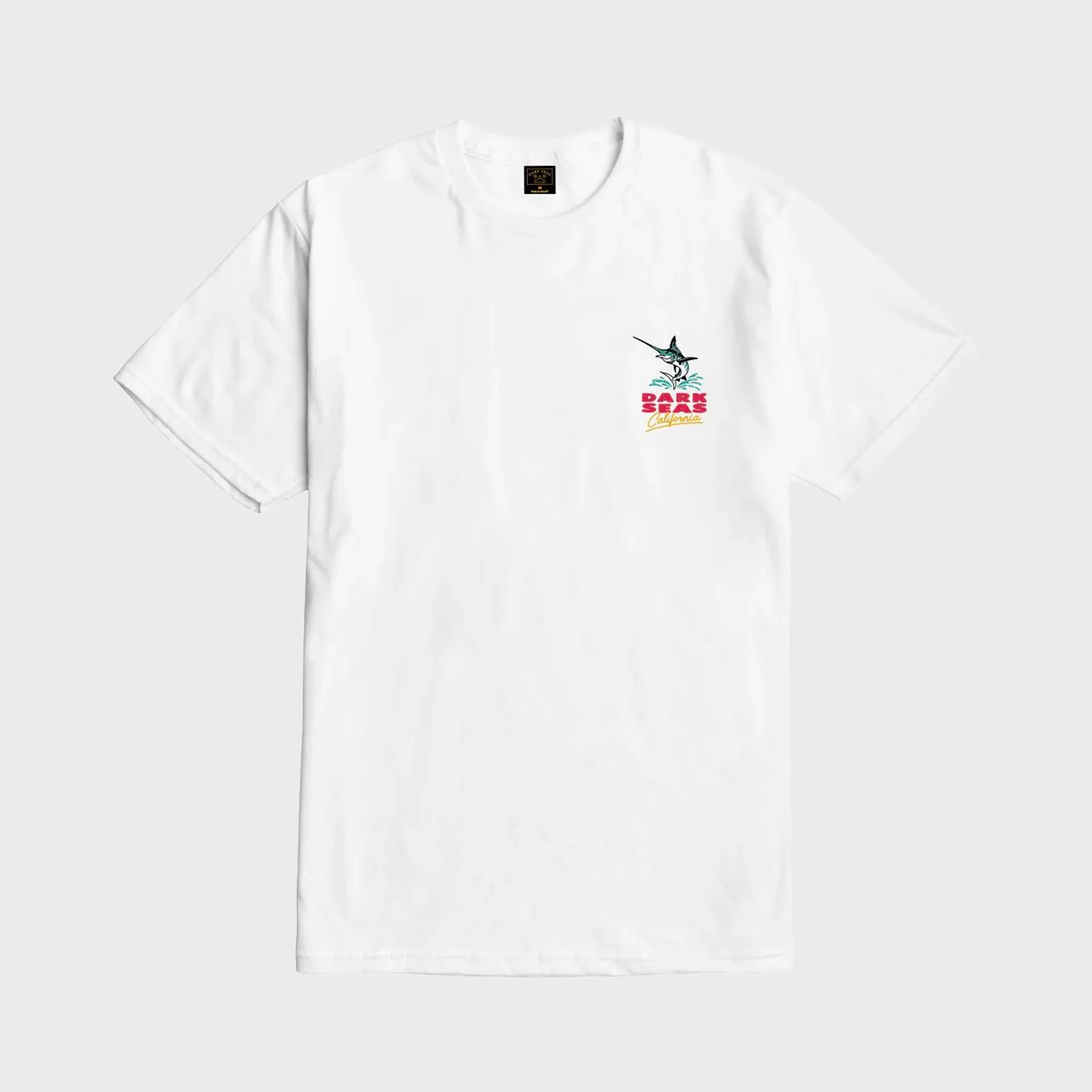 T-Shirt Dark Seas California - Blanc