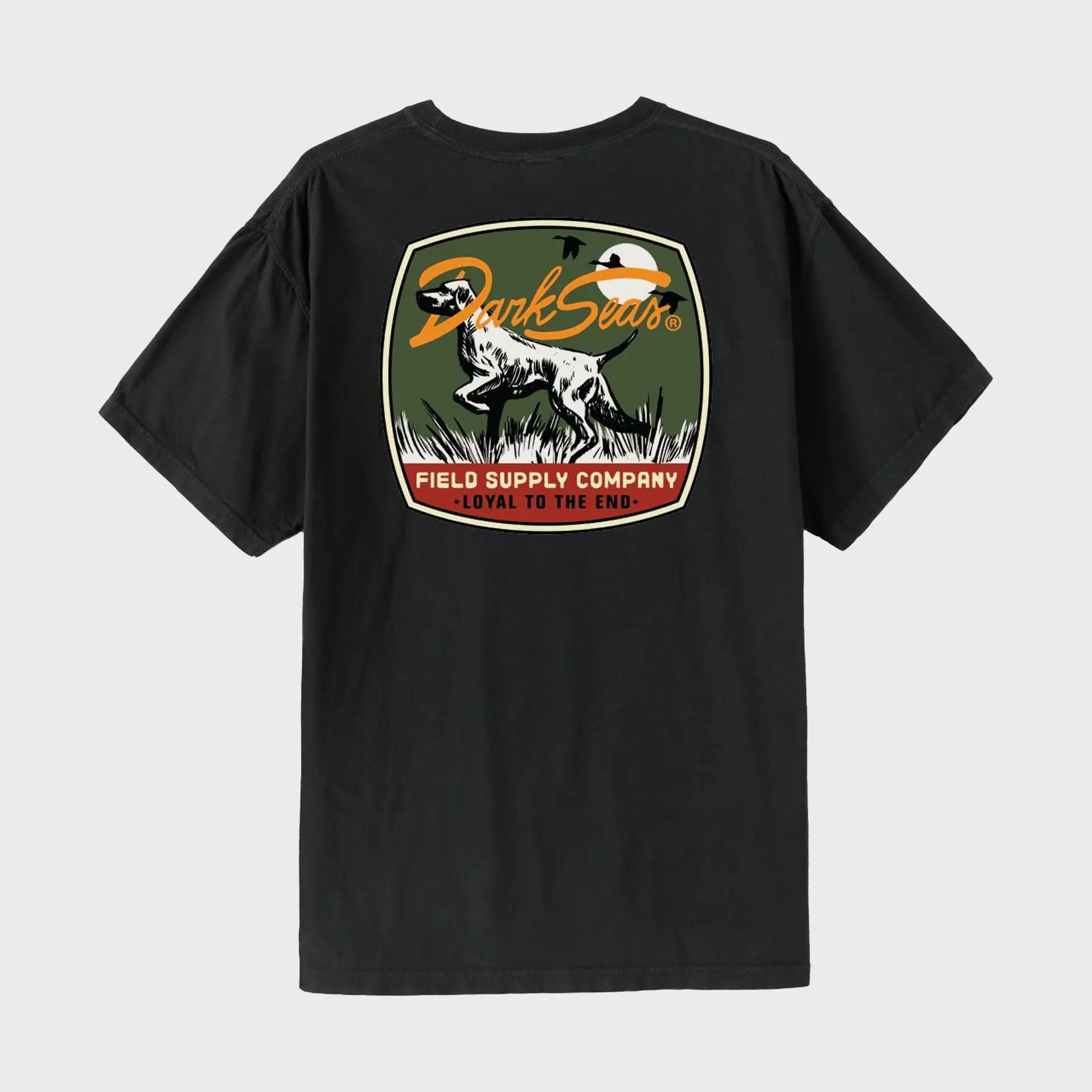 T-shirt pour hommes Dark Seas Pointer - Noir