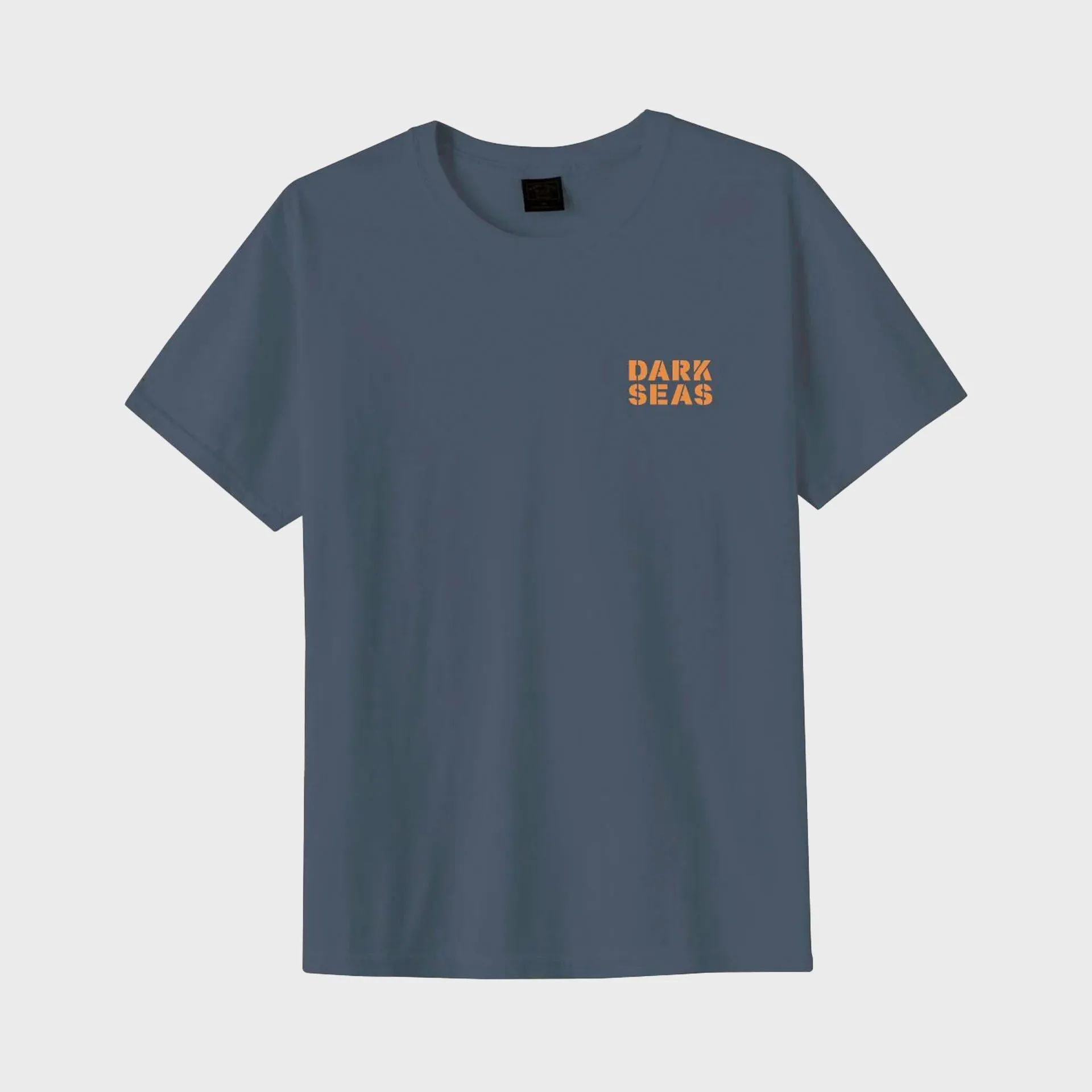 T-shirt pigmenté Dark Seas Offshore - Bleu ardoise
